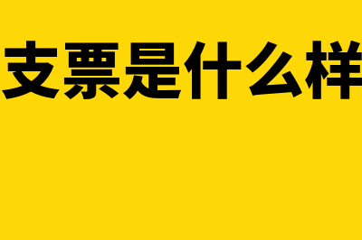 银行支票如何填写(银行支票是什么样子的)