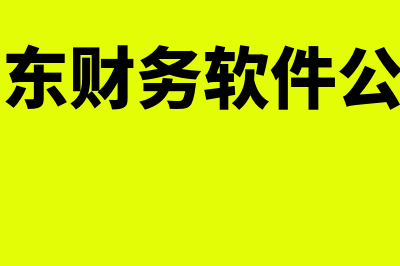 临沂淄博财务软件多少钱(山东财务软件公司)