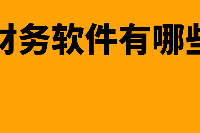 财务软件是什么样子的(财务软件是什么意思)