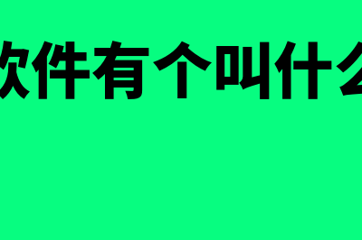 财务软件有个U盘叫什么(财务软件有个叫什么兔的)