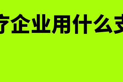 医疗企业用什么财务软件(医疗企业用什么支付)