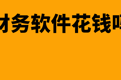 财务软件都能满足什么需求(财务软件花钱吗)