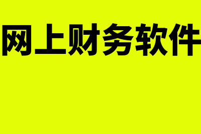 网络财务软件用什么编程(网上财务软件)