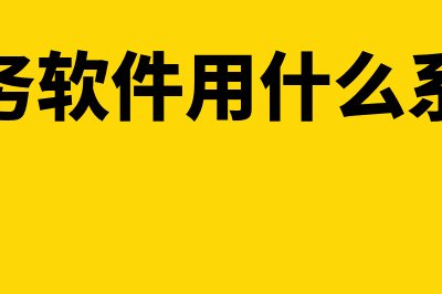 财务软件用什么牌子的护肤品(财务软件用什么系统)