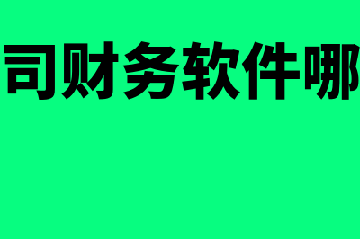 小公司财务软件多少钱(小公司财务软件哪个好)