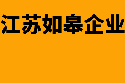 如皋企业财务软件多少钱的(江苏如皋企业)