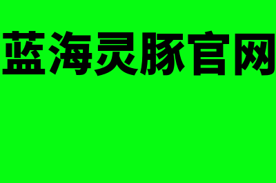 蓝海灵豚财务软件售价多少(蓝海灵豚官网)