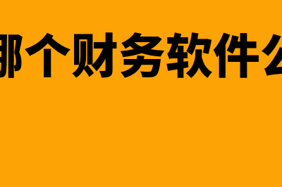 上海哪个财务软件最好(上海哪个财务软件公司好)