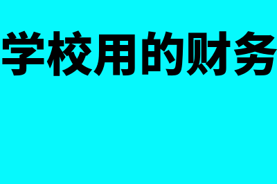 小学生财务软件哪个好(适合学校用的财务软件)