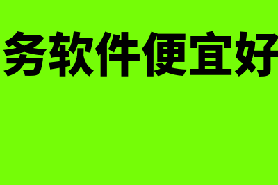 想买个财务软件哪个牌子的好(财务软件便宜好用)