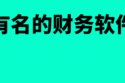 最贵的财务软件多少钱(有名的财务软件)