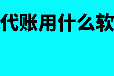 个人代账财务软件哪个好(个人代账用什么软件好)