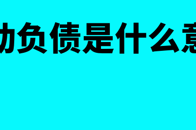 负债是什么意思?特征有哪些?(流动负债是什么意思)