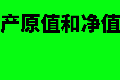 固定资产原值和净值的区别?(固定资产原值和净值的关系)