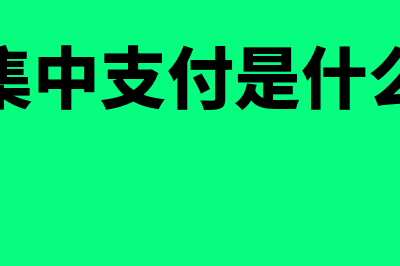 国库集中支付是什么意思?(国库集中支付是什么意思)