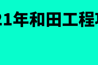 和田工程财务软件用哪个好(2021年和田工程项目)