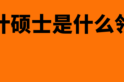 会计硕士是什么?(会计硕士是什么领子)