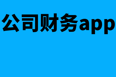 公司财务软件免费版哪个好(公司财务app)