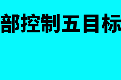 企业内部控制五要素是什么?(企业内部控制五目标不包括)