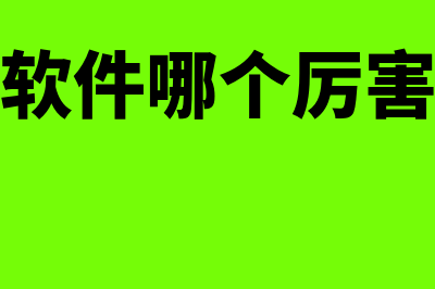 财务软件哪个厉害(财务软件哪个厉害一点)