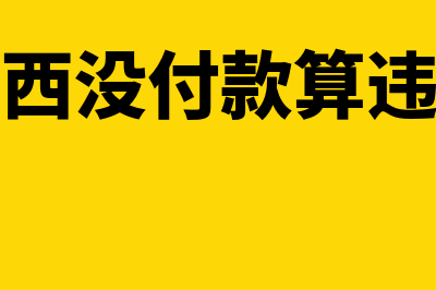 买东西未付款的会计分录怎么做?(买东西没付款算违法吗)