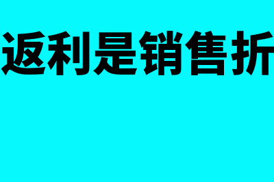 平销返利是什么意思?(平销返利是销售折扣吗)