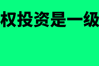 其他债权投资是什么科目?(其他债权投资是一级科目吗)