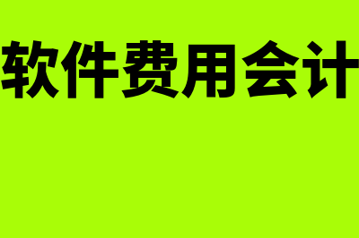 购买个财务软件要多少钱(购买财务软件费用会计分录怎么做)