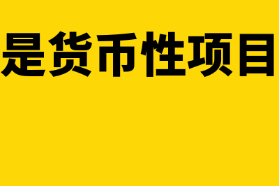 什么是货币性项目?(什么是货币性项目投资)