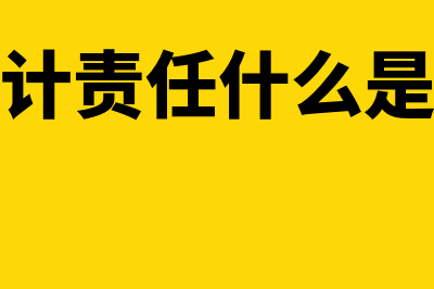 什么是审计责任?(什么是审计责任什么是会计责任)