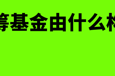 什么是统筹基金?(统筹基金由什么构成)