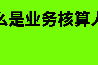 什么是业务核算?(什么是业务核算人员)