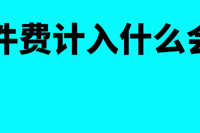 财务软件费计入哪个科目(财务软件费计入什么会计科目)