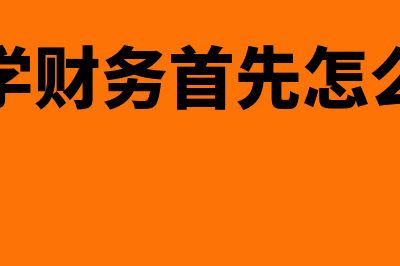 怎么样学好财务软件(想学财务首先怎么做)