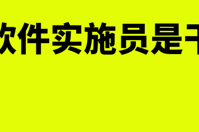 财务软件实施员工资怎么样(财务软件实施员是干嘛的)