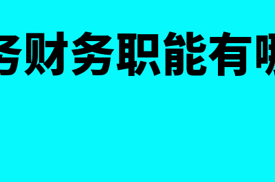 业务财务是做什么?(业务财务职能有哪些)