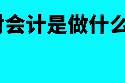 应收应付会计是做什么的?(应收应付会计是做什么的 重要吗)