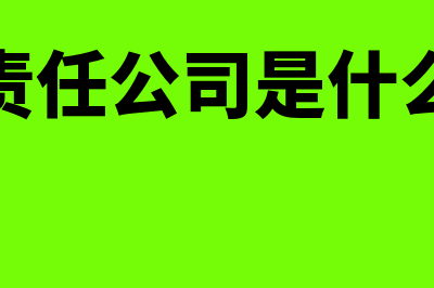 有限责任公司是什么意思?(有限责任公司是什么意思)