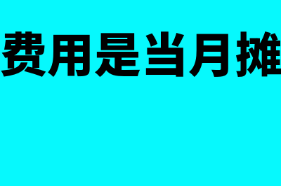 长期待摊费用是怎样摊销的?(长期待摊费用是当月摊销还是次月摊销)