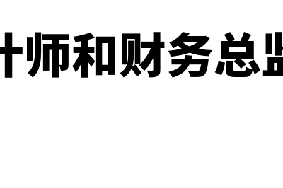 总会计师和财务总监的区别?(总会计师和财务总监谁大)