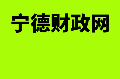 宁德常见财务软件怎么样(宁德财政网)