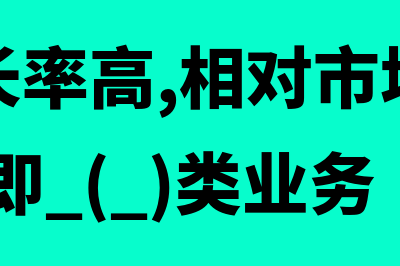 对“市场增长率”的理解?(市场增长率高,相对市场份额低的业务,即 ( )类业务)