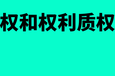 动产质权和权利质权的区别是什么?(动产质权和权利质权的比较)