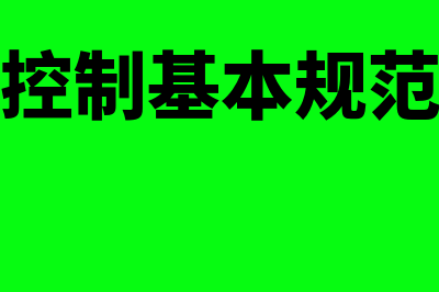 企业内部控制基本规范及配套指引?(企业内部控制基本规范及应用指引)