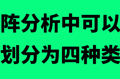 波士顿矩阵分析法的主要内容?(波士顿矩阵分析中可以将企业的经营业务划分为四种类型)