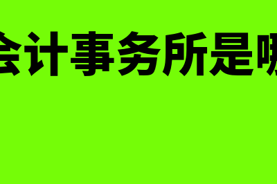 四大会计事务所是哪四个?(四大会计事务所是哪四个)