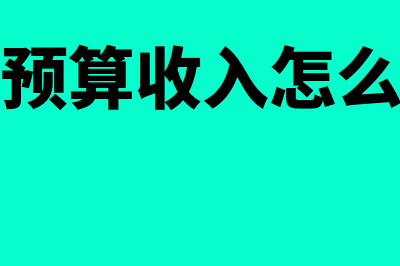 待报解预算收入退回?(待报解预算收入怎么做分录)