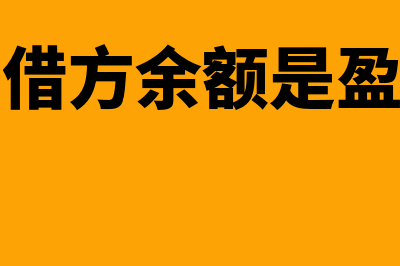 本年利润借方余额表示什么?(本年利润借方余额是盈利还是亏损)