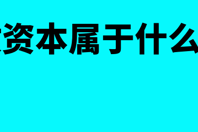 实收资本属于什么会计科目?(实收资本属于什么科目)