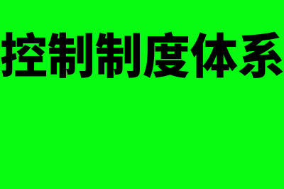 企业内部控制制度是什么?(企业内部控制制度体系的第二个层级是)